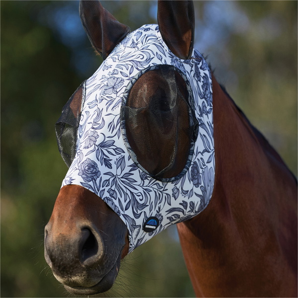 2026 WeatherBeeta Comfitec Stretch Vliegmasker Met Oren 1029736038 - White / Navy Florale Print
